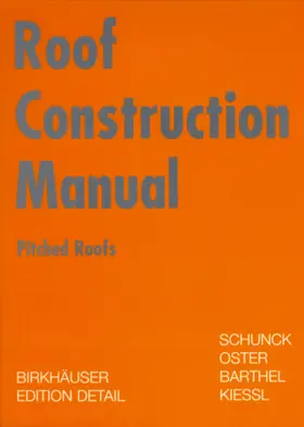 Schunck / Oster / Barthel |  Roof Construction Manual | eBook | Sack Fachmedien