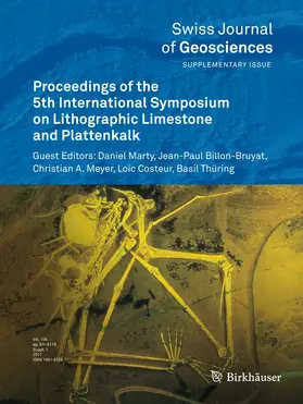 Marty / Billon-Bruyat / Thüring |  Proceedings of the 5th International Symposium on Lithographic Limestone and Plattenkalk | Buch |  Sack Fachmedien