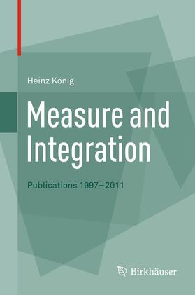 König |  Measure and Integration | eBook | Sack Fachmedien
