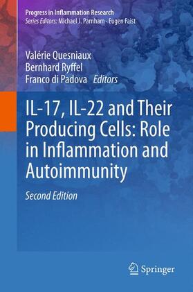 Quesniaux / Di Padova / Ryffel |  IL-17, IL-22 and Their Producing Cells: Role in Inflammation and Autoimmunity | Buch |  Sack Fachmedien