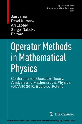 Janas / Kurasov / Laptev |  Operator Methods in Mathematical Physics | eBook | Sack Fachmedien