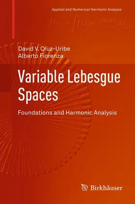 Cruz-Uribe / Fiorenza | Variable Lebesgue Spaces | E-Book | sack.de