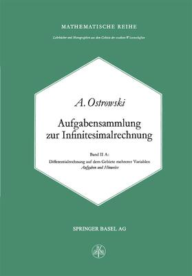 Ostrowski |  Aufgabensammlung zur Infinitesimalrechnung | Buch |  Sack Fachmedien