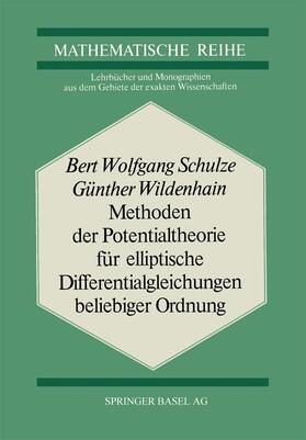 Wildenhain / Schulze |  Methoden der Potentialtheorie für Elliptische Differentialgleichungen Beliebiger Ordnung | Buch |  Sack Fachmedien