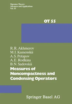 Akhmerov / Kamenskii / Sadovskii |  Measures of Noncompactness and Condensing Operators | Buch |  Sack Fachmedien