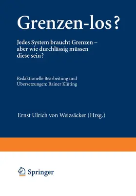 Weizsäcker |  Grenzen-los? | Buch |  Sack Fachmedien