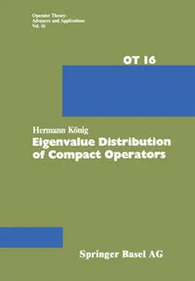 König |  Eigenvalue Distribution of Compact Operators | eBook | Sack Fachmedien