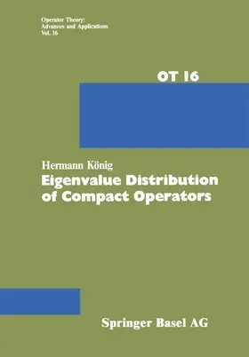 König |  Eigenvalue Distribution of Compact Operators | Buch |  Sack Fachmedien