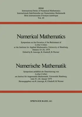 ANSORGE / WERNER / GLASHOFF |  Numerical Mathematics / Numerische Mathematik | Buch |  Sack Fachmedien