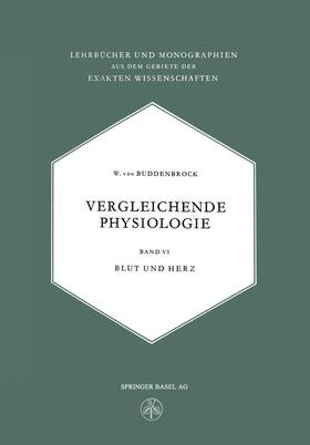 Buddenbrock |  Vergleichende Physiologie | Buch |  Sack Fachmedien