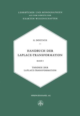 Doetsch |  Handbuch der Laplace-Transformation | Buch |  Sack Fachmedien