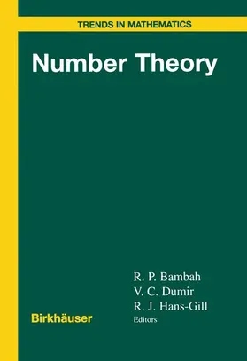 Bambah / Hans-Gill / Dumir |  Number Theory | Buch |  Sack Fachmedien