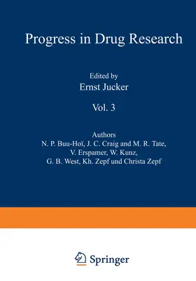 JUCKER |  Fortschritte der Arzneimittelforschung / Progress in Drug Research / Progrès des Recherches Pharmaceutiques | Buch |  Sack Fachmedien