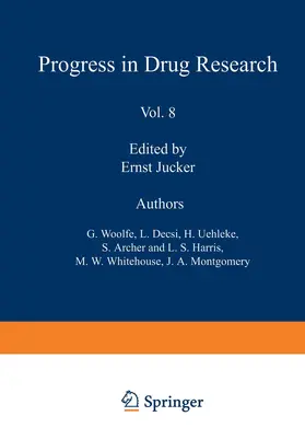 JUCKER |  Fortschritte der Arzneimittelforschung / Progress in Drug Research / Progrès des recherches pharmaceutiques | Buch |  Sack Fachmedien