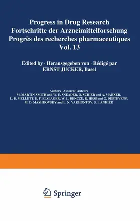 JUCKER |  Progress in Drug Research / Fortschritte der Arzneimittelforschung / Progrès des recherches pharmaceutiques | Buch |  Sack Fachmedien