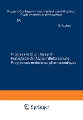 JUCKER |  Progress in Drug Research / Fortschritte der Arzneimittelforschung / Progrès des recherches pharmaceutiques | eBook | Sack Fachmedien