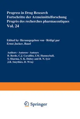 JUCKER |  Progress in Drug Research / Fortschritte der Arzneimittelforschung / Progrès des recherches pharmaceutiques | eBook | Sack Fachmedien