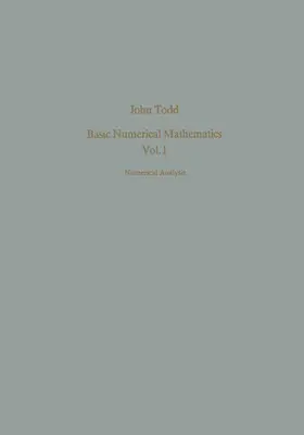 Todd |  Basic Numerical Mathematics | Buch |  Sack Fachmedien