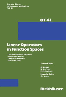 Arsene |  Linear Operators in Function Spaces | Buch |  Sack Fachmedien