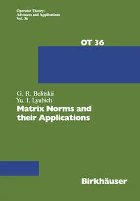 Belitskii / Libuich |  Matrix Norms and their Applications | eBook | Sack Fachmedien