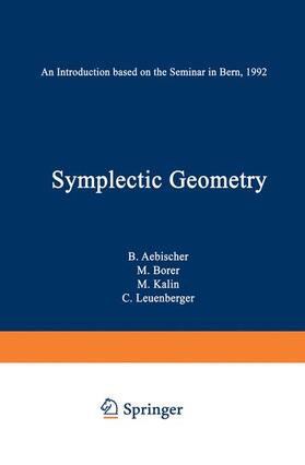 Aebischer / Borer / Bach |  Symplectic Geometry | Buch |  Sack Fachmedien