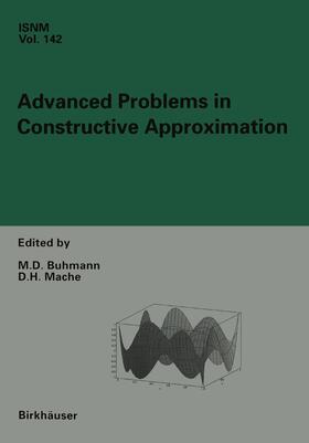 Mache / Buhmann |  Advanced Problems in Constructive Approximation | Buch |  Sack Fachmedien