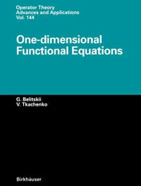 Belitskii / Tkachenko |  One-dimensional Functional Equations | eBook | Sack Fachmedien