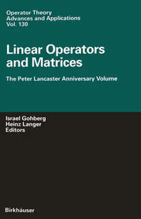 Gohberg / Langer |  Linear Operators and Matrices | eBook | Sack Fachmedien