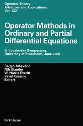 Albeverio / Elander / Everitt |  Operator Methods in Ordinary and Partial Differential Equations | eBook | Sack Fachmedien