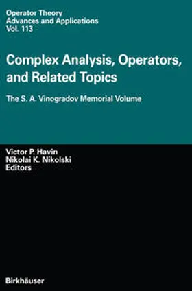 Havin / Nikolski |  Complex Analysis, Operators, and Related Topics | eBook | Sack Fachmedien