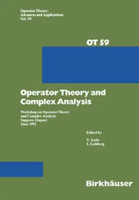 Ando / Gohberg |  Operator Theory and Complex Analysis | eBook | Sack Fachmedien