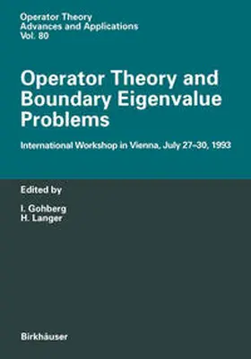 Gohberg / Langer |  Operator Theory and Boundary Eigenvalue Problems | eBook | Sack Fachmedien