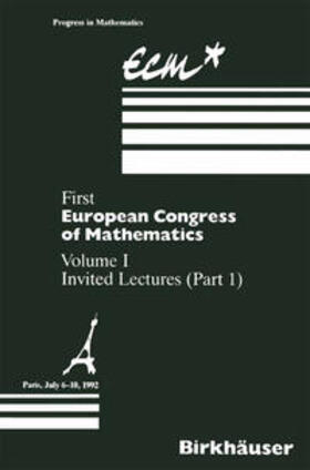 Joseph / Mignot / Murat |  First European Congress of Mathematics | eBook | Sack Fachmedien