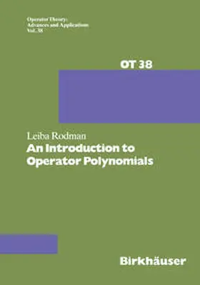 Gohberg |  An Introduction to Operator Polynomials | eBook | Sack Fachmedien