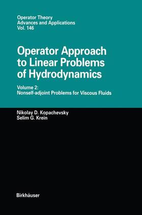 Krein / Kopachevsky |  Operator Approach to Linear Problems of Hydrodynamics | Buch |  Sack Fachmedien