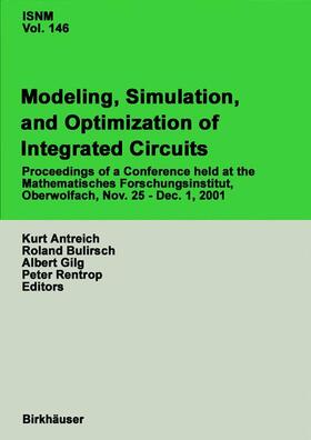 Antreich / Rentrop / Bulirsch |  Modeling, Simulation, and Optimization of Integrated Circuits | Buch |  Sack Fachmedien