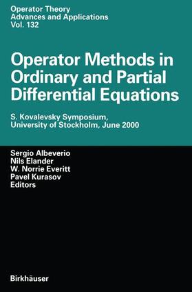 Albeverio / Kurasov / Elander |  Operator Methods in Ordinary and Partial Differential Equations | Buch |  Sack Fachmedien