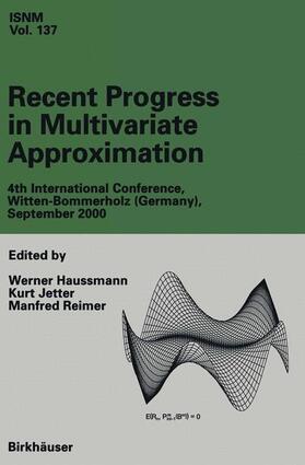 Haussmann / Reimer / Jetter |  Recent Progress in Multivariate Approximation | Buch |  Sack Fachmedien