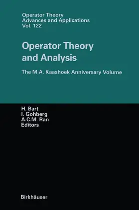 Bart / Ran / Gohberg |  Operator Theory and Analysis | Buch |  Sack Fachmedien