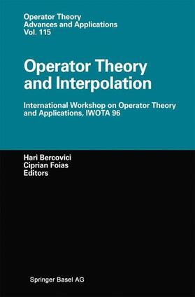 Foias / Bercovic |  Operator Theory and Interpolation | Buch |  Sack Fachmedien