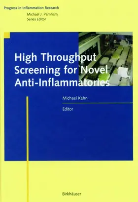 Kahn |  High Throughput Screening for Novel Anti-Inflammatories | Buch |  Sack Fachmedien