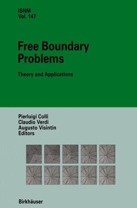 Colli / Visintin / Verdi |  Free Boundary Problems | Buch |  Sack Fachmedien