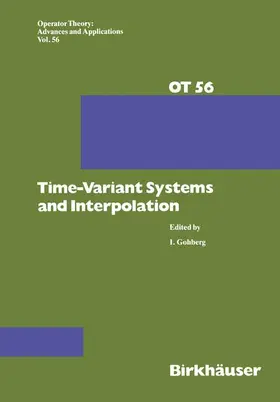 Gohberg |  Time-Variant Systems and Interpolation | Buch |  Sack Fachmedien