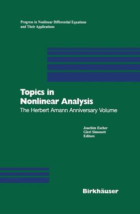 Simonett / Escher |  Topics in Nonlinear Analysis | Buch |  Sack Fachmedien