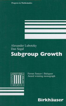 Segal / Lubotzky |  Subgroup Growth | Buch |  Sack Fachmedien