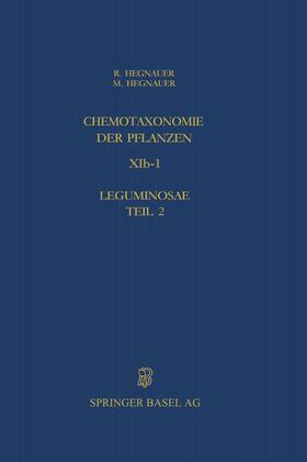 Hegnauer |  Chemotaxonomie der Pflanzen | Buch |  Sack Fachmedien