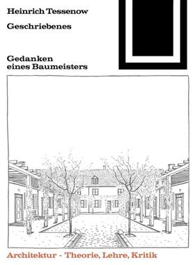 Tessenow |  Geschriebenes | Buch |  Sack Fachmedien