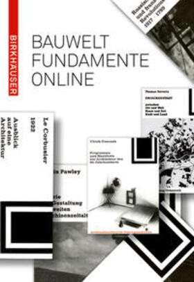  Bauwelt Fundamente Online Paket | eBook | Sack Fachmedien