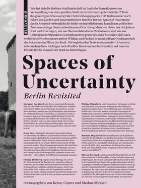 Cupers / Miessen |  Spaces of Uncertainty - Berlin revisited | eBook | Sack Fachmedien