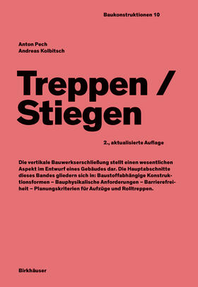 Pech / Kolbitsch |  Treppen/Stiegen | Buch |  Sack Fachmedien